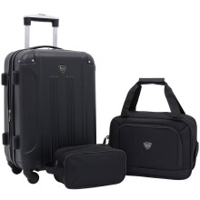 Roz riteln cestovn ta ka Travelers Club Chicago Hardside Spinner, cierna, 3-dielna sada