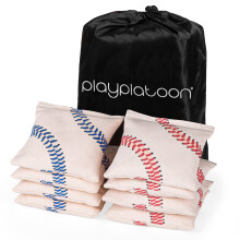 Play Platoon Sacchetti per Cornhole Resistenti alle Intemperie - Set da 8 Sacchetti Regolamentari