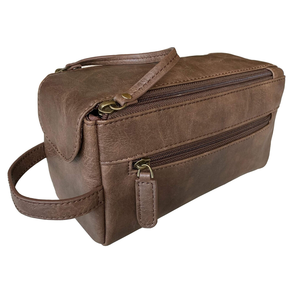 Calissimo Travel Tote Bag - Kit Dopp Con Doppia Cerniera - Kit Rasatura Beauty Case Di Grande Capacità.-image