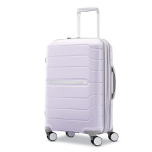 Maleta de mano Samsonite Freeform r gida expandible con ruedas giratorias dobles, 21 pulgadas, color lila