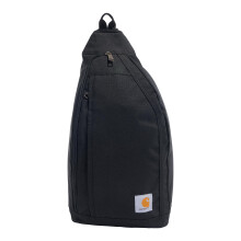 Carhartt Mono Sling Backpack, Unisex Crossbody Bag for Travel and Hiking, Black