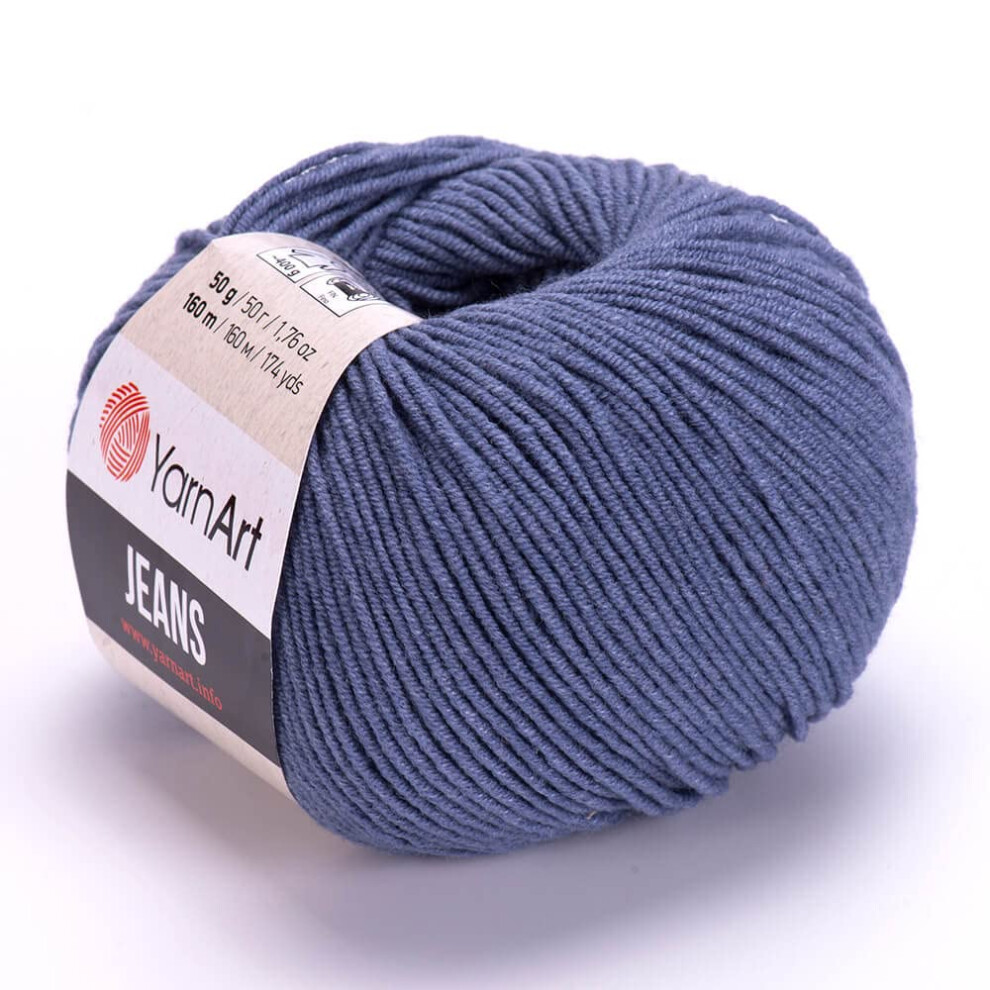 55 Coton 45 Acrylique Yarnart Jeans Sport Yarn 1 éCheveau 50 Gr 174 Yd-image