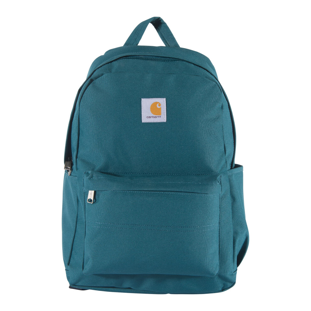 Carhartt Unisex Adult 21L Classic Daypack  Durable Water-Resistant Pack with Laptop Sleeve  Tidal  One Size