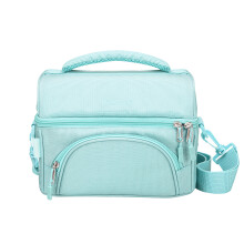 Bentgo Deluxe Lunch Bag Durable and Insulated Lunch Tote with Zippered Outer Pocket Internal Mesh Pocket Padded Adjustable