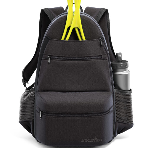 Athletico Compact City Tennis Backpack (sort)