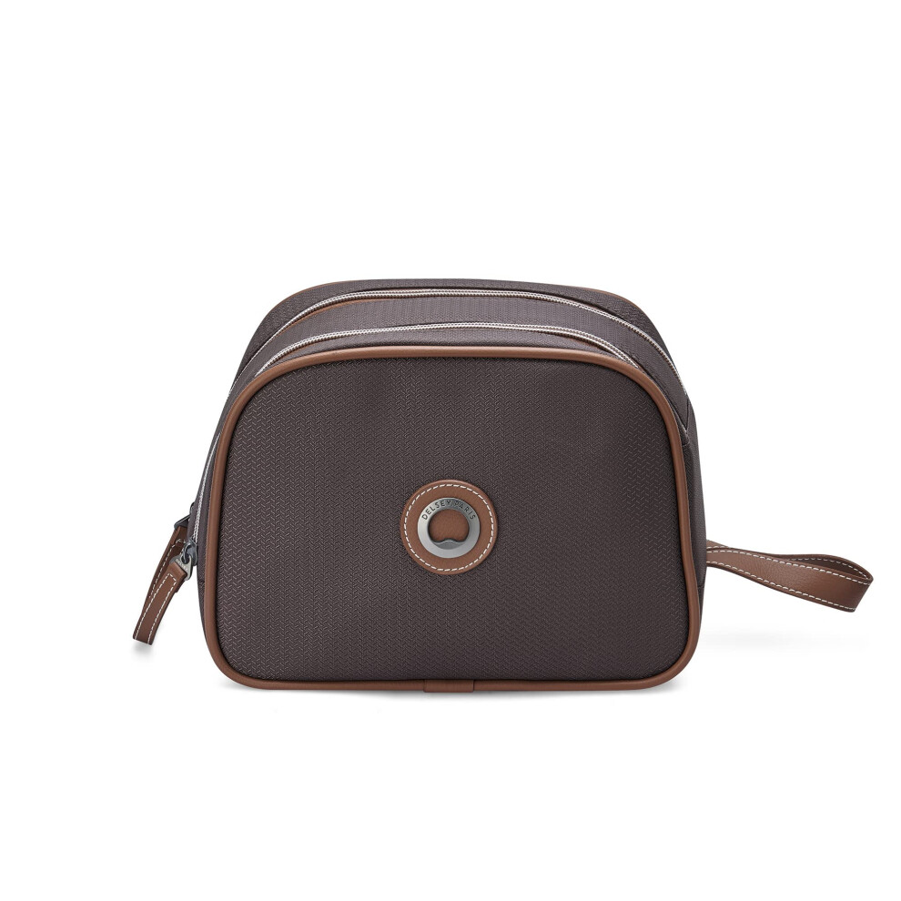 Trousse de toilette et de maquillage de voyage pour femme DELSEY Paris Chatelet 2.0 Marron Chocolat