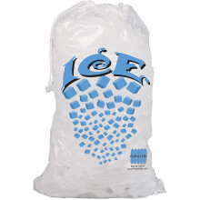 Concession Essentials Icebags 100 Stück 10lb Eisbeutel mit Kordelzug.Ziehen