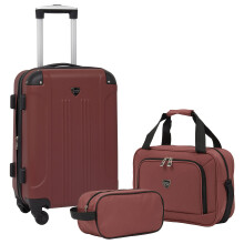 Roz riteln bato ina Travelers Club Chicago Hardside Spinner s jablkov m maslom, 3-dielna sada