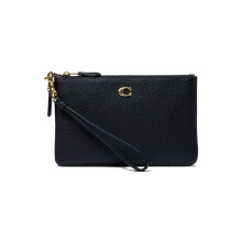 Coach Polished Pebble Small Polsbandje Zwart One Size