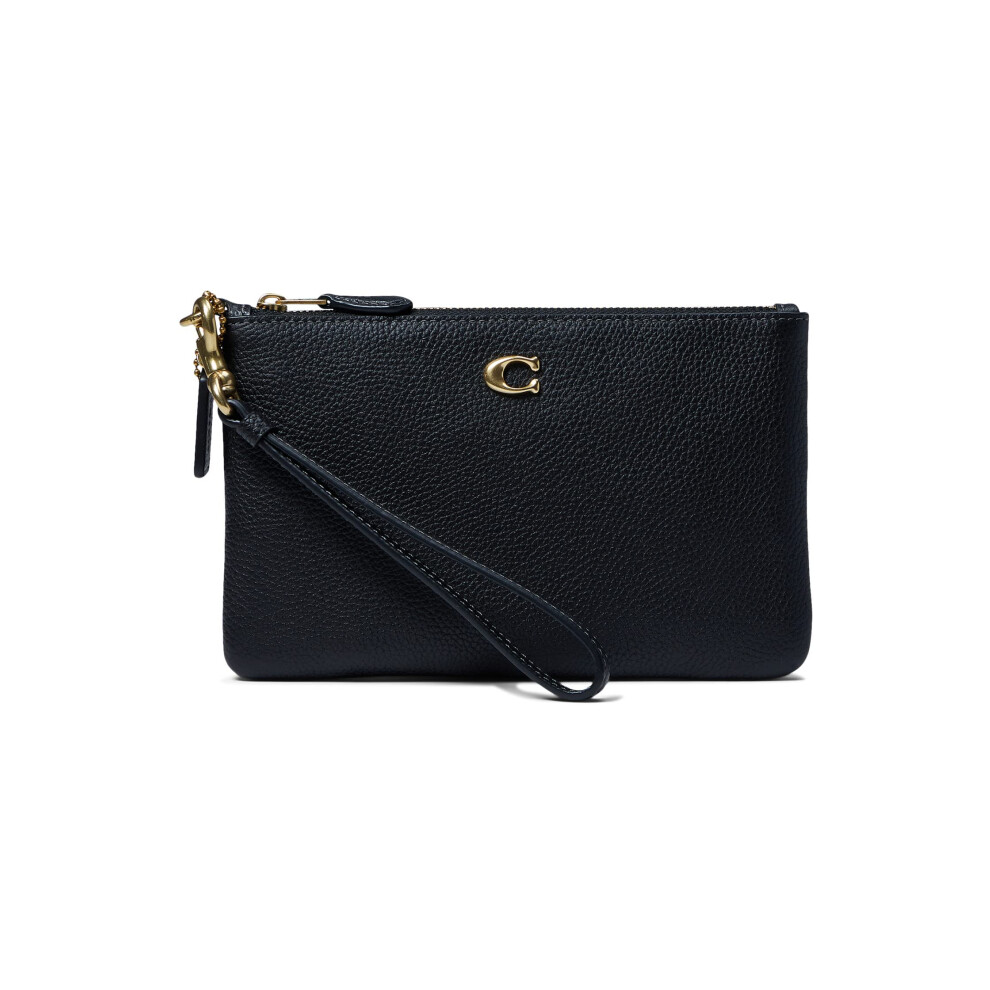Coach Polished Pebble Petit bracelet noir Taille unique