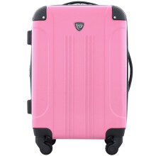Travellers Club Chicago Hardside erweiterbares Spinnergepck Hot Pink 20"" Handgepck HS-20720-EX-690N