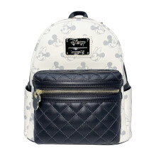 Loungefly Disney Mickey und Minnie Mouse Allover-Prägung Damen Doppel