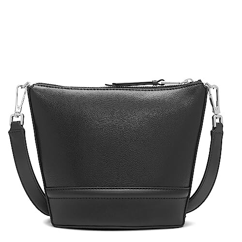 Calvin Klein Calvin Klein Ash Βόρεια/Νότια Χιαστί Τσάντα, Μαύρο/Ασημί, Ένα Μέγεθος 1