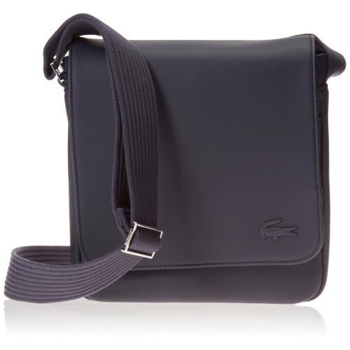Lacoste Lacoste klassisk klap crossover taske marine