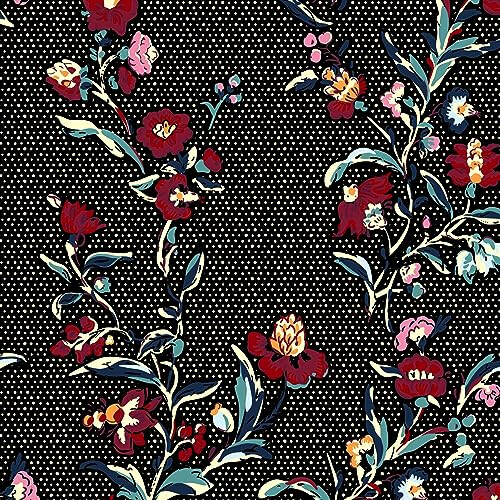 Vera Bradley Vera Bradley Γυναικείο Οργανωτής Λάπτοπ από Βαμβάκι, Perennials Noir Dot, Μία Μέγεθος 2