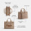Coach Torba cargo COACH Ciemno Naturalna 3