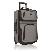 U.S. Traveler knnyu, puha oldals gurul bornd, 20""-os kzipoggysz szrke egyszemlyes