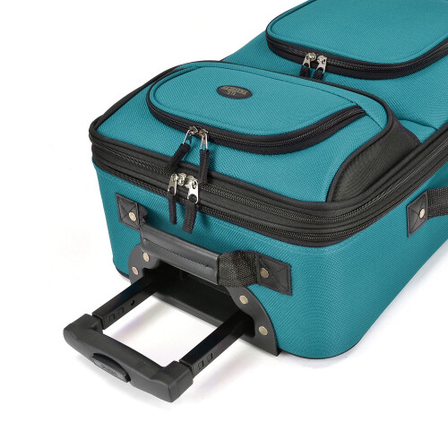 U.S. Traveller Rio Lightweight Bring-on Stufase 20 ""Softside Teal Single 2