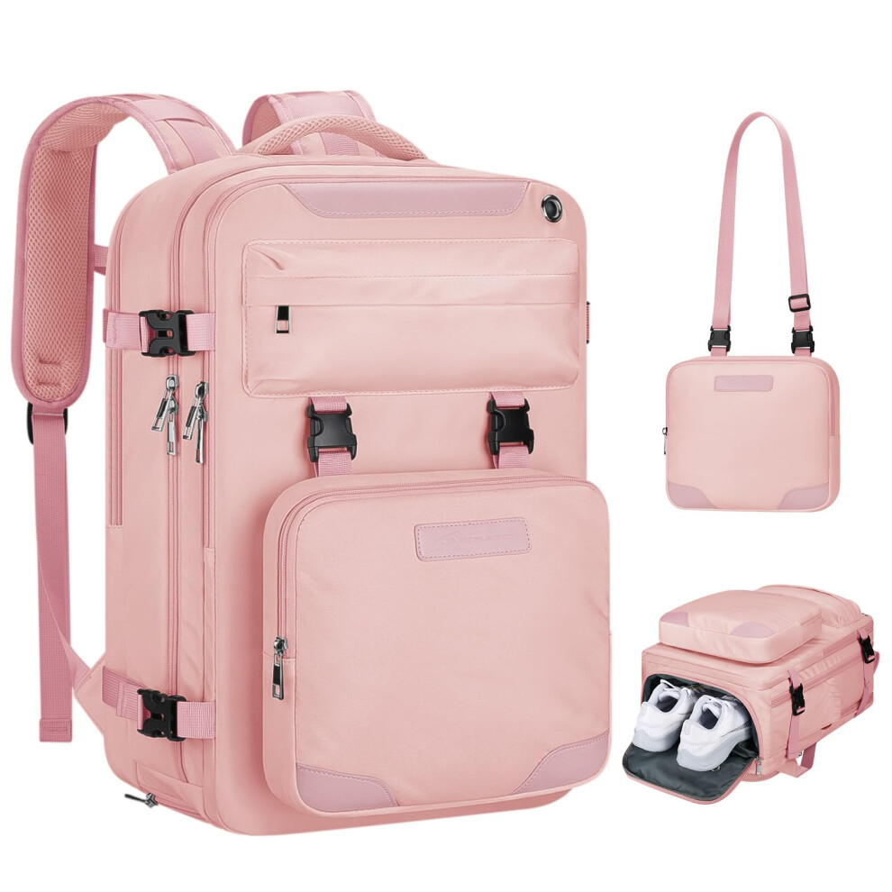 Maelstrom Travel Backpack for Women Men 25L Laptop Backpack Fits 17-Inch Laptop Waterproof Carry On Backpack for Airplanes with Detachable C