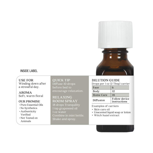 Aura Cacia Eteriska Oljor Tranquility 1