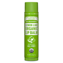 Dr Bronners Magic Soaps Organic Lip Balm  Lemon Lime  015 Ounce
