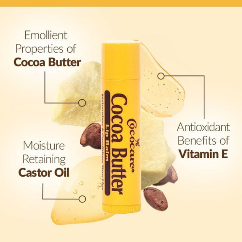 Cococare, Kakaobutter Lippenbalsam, 0,15 Unzen (4,2 g) 1