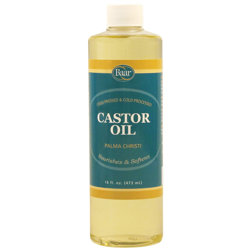 Baar Coldpressed Coldprocessed Hexane Free Castor Oil 16 Ounces