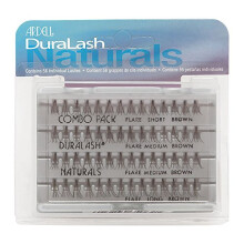 Ardell DuraLash Naturals kombinovan balenie - roz ren kr tke, stredne dlh , hned 240486