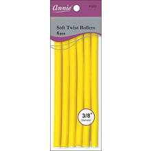 Annie 01200 Soft Twist Rollers, Gelb, 6 Stck