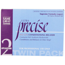 Alisador suave y duradero Carson Precise NoLye Supreme de SoftSheen, paquete doble, 1 unidad