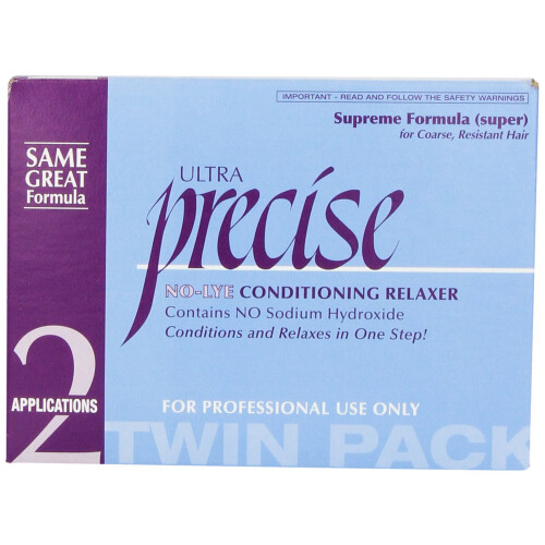 SoftSheen Carson Precise NoLye Supreme Relaxer Twin Pack  1 Count