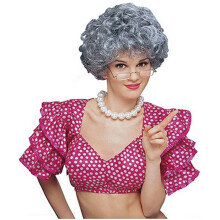 Prty vlasy Babicka ed Star Dma Paruka Yo Mamma Nanna Madea Babicka Babicka