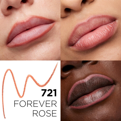 L’Oréal Paris L'Oreal Paris Colour Riche Μολύβι Χειλιών, Κρεμώδες Μολύβι με Ωμέγα 3 και Βιταμίνη Ε, 721 Forever Rose 1