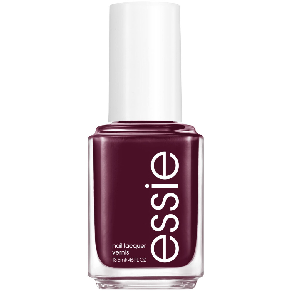 essie Salon-Quality Nail Polish  8-Free Vegan  Deep Plum  Bahama Mama  0.46 fl oz