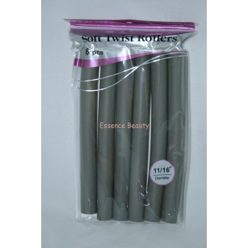 Annie 01204 ROLLERS SOFT TWIST GREY 6 Count