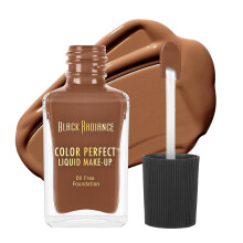 Black Radiance, Color Perfect, Mattierende Flüssiggrundierung, 8414 Brownie, 1 fl oz (30 ml)