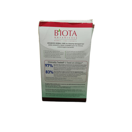 B'IOTA Botanicals Σαμπουάν Καθημερινής Φροντίδας για Κανονικά/Ξηρά Αδύναμα Μαλλιά, 10.1 OZ 1