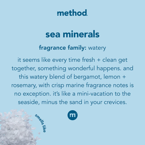Method Gel Χειροπλύσιμο Επαναγώγιση, Θαλάσσιο Ορυκτό, 34 fl oz 2
