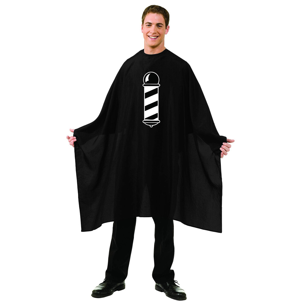 Betty Dain Barber Pole Cutting/Styling Cape Black