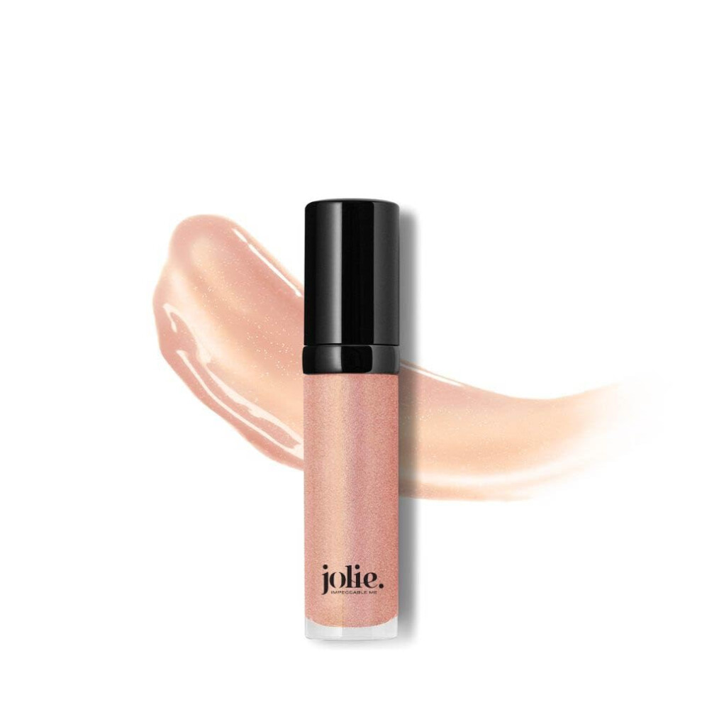 Jolie Super Hydrating Luxury Lip Gloss - Intense pigment W/Superior Shine (Skinny Dip)-image-OPC-PFNH9BZ-NEW