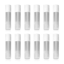 Leere Behlter fr Lippenbalsam, 3/16 Oz (5,5 ml), 12er-Packung; Natrliche (durchscheinende) Farbe