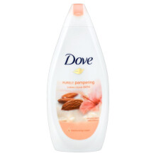 Dove Purely Pampering Krämig Duschgel med Hibiskus 500ml, Vit, Mandel, 16.9 Fl Oz