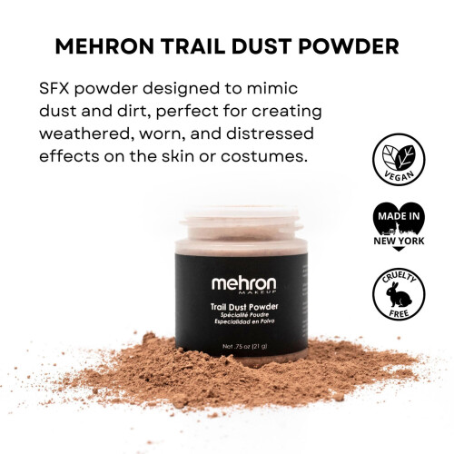 Mehron Makeup Special Effects Powder (.75 ???unce) (Trail Dust) 1