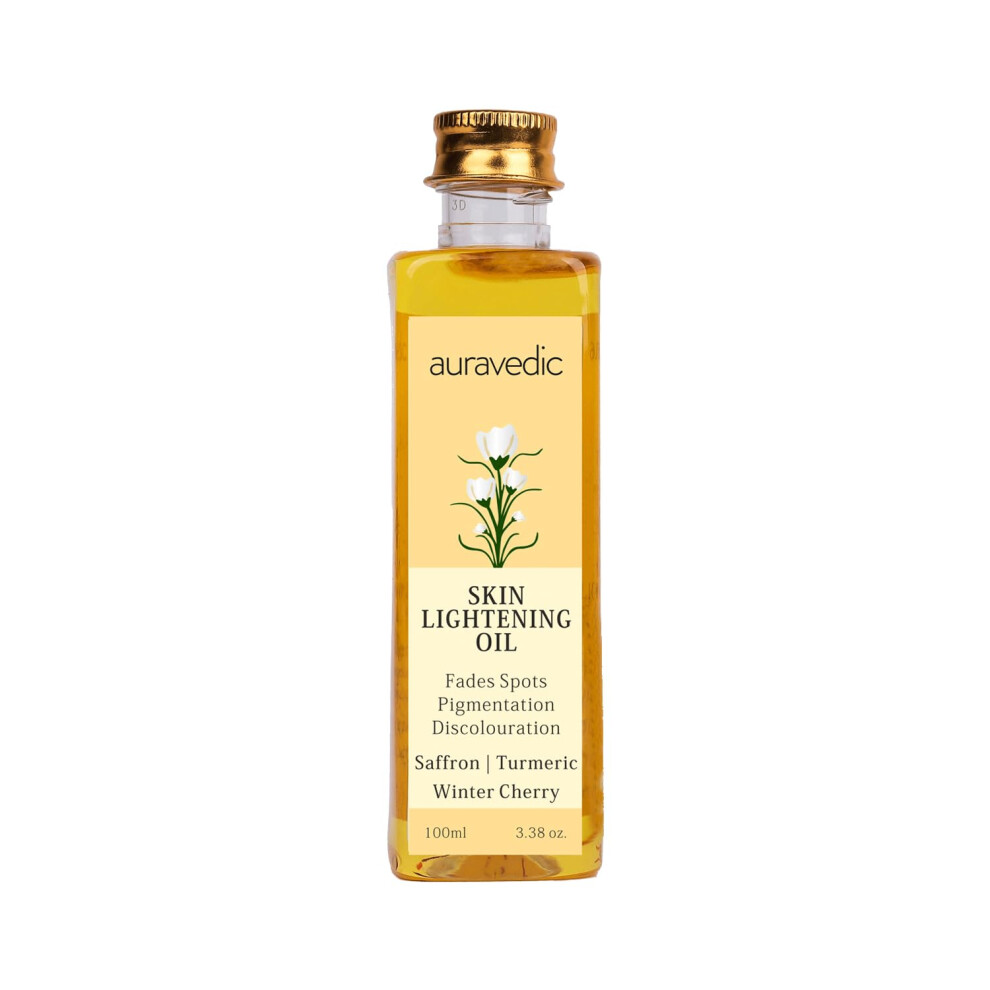 Dico Auravedic Skin Oil 100Ml (3.38 Fl Oz) For Radiant Skin | With Saffron
