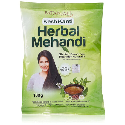 Baba Ramdev - Patanjali Kruidenmehandi voor haar - 100 g