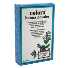 Colora Henna w proszku do koloryzacji włosów Red Sunset 2 uncje (59 ml) (2 sztuki w opakowaniu)