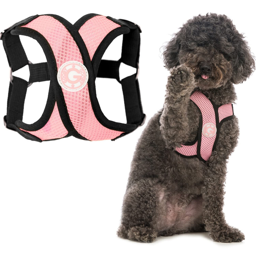 gooby comfort X Step In Harness - Pink Small - comfort X Step-in Smal