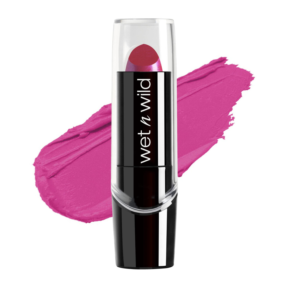 Bagnato E Selvaggio Wet N Wild Silk Finish Lipstick Hydrating Rich Buildable Lip Color Formulated With Vitamins A E & Macadamia For Ultimate Hydration Cruel