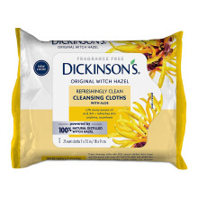 Witch Hazel Cleansing Clo Size 25ct Dickinson'T Original Witch Hazel Cleansing Cloths 25ct