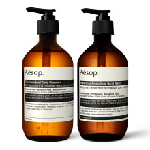 Aesop Reverence Aromatique Handtvtt & Geranium Leaf Body Cleanser | 500 ml/16,67 oz | Paraben Cruelty-free & Vegan